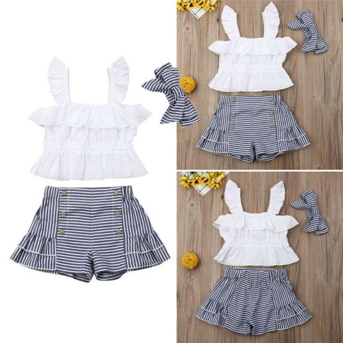 Baby Girl 3PCS Bodysuits Bodysuit Outfit Outfits LY010112