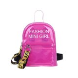 Transparent PVC Jelly Color Women Backpacks Handbags 693849