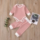 Baby Boys Girls Knitted Long Sleeve Bodysuits Bodysuit Outfit Outfits L26172