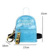 Transparent PVC Jelly Color Women Backpacks Handbags 693849