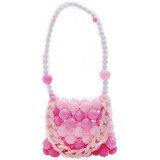 Fashion Children Pearl Candy Rainbow Handbags PDX-B7283