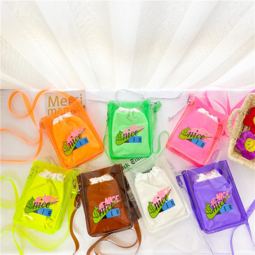 Fashion Candy Color Clear Beach Handbags