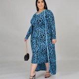 Women Leopard Printing Two Piece Bodysuits Bodysuit Outfit Outfits P5059610