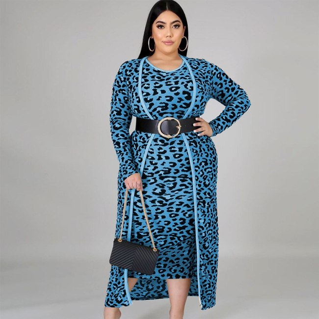 Women Leopard Printing Two Piece Bodysuits Bodysuit Outfit Outfits P5059610