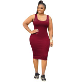 Summer Women Sleeveless Dress Dresses P5039410