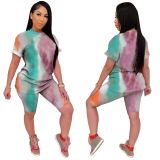 Women 2 Piece Print Tie-Dye Bodysuits Bodysuit Outfit Outfits M107586