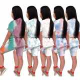 Women 2 Piece Print Tie-Dye Bodysuits Bodysuit Outfit Outfits M107586