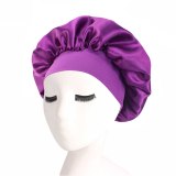 Fashion Satin Bonnet Cap Night Sleep Bonnets TJM-30112