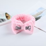 Hot New Letter Headbands Girls Women Bow Wash Face Soft Turbans 108596/120011