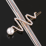 Fashion Barrettes Pearl Hair Clip Elegant Hairpins 700112