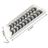 10Pairs Fake Eyelashes Faux Mink Eyelashes 3DF