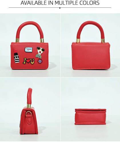 Fashion Women Colorful Designer PU Handbags PS-826778