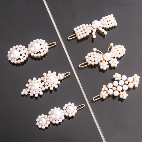 Metal Bling Pearl Women Diamond Hairpin Hairpins 704657