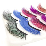 3D Colorful False Colored Mink Eyelashes
