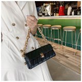 Women's Gold Chain Square Messenger Handbags 686576