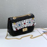 Fashion Crystal Evening Messenger Shoulder Handbags 6698109