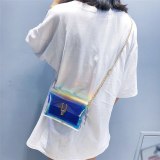 Fashion Women Transparent Messenger Shoulder Handbags 00314