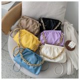 Fashion Women Thick Gold Chains Shoulder Bags 9779810