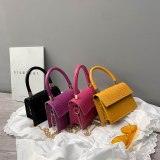 Fanshion Women PU Flap Chains Shoulder Handbags 756172