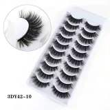 Fashion 3D 10 Pairs Natural Faux Eyelases 3DF05566