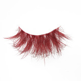 25mm Colorful Mink Fur Faux Eyelashes