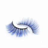 Fashion Colorful Mink Velvet False Eyelashes H-N