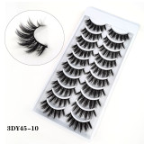 Fashion 3D 10 Pairs Natural Faux Eyelases 3DF05566