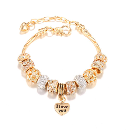 Top Sale Hot Style Love Alloy Beads Bracelet Bracelets S08192