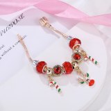 Fashion Christmas Red Candy Reindeer Pendant Bracelet Bracelets SZ00516