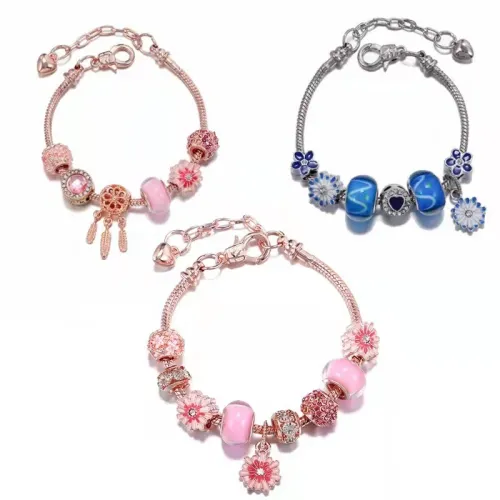 Women Natural Freshwater Pearl Charms Bracelet Bracelets SLHJ00415