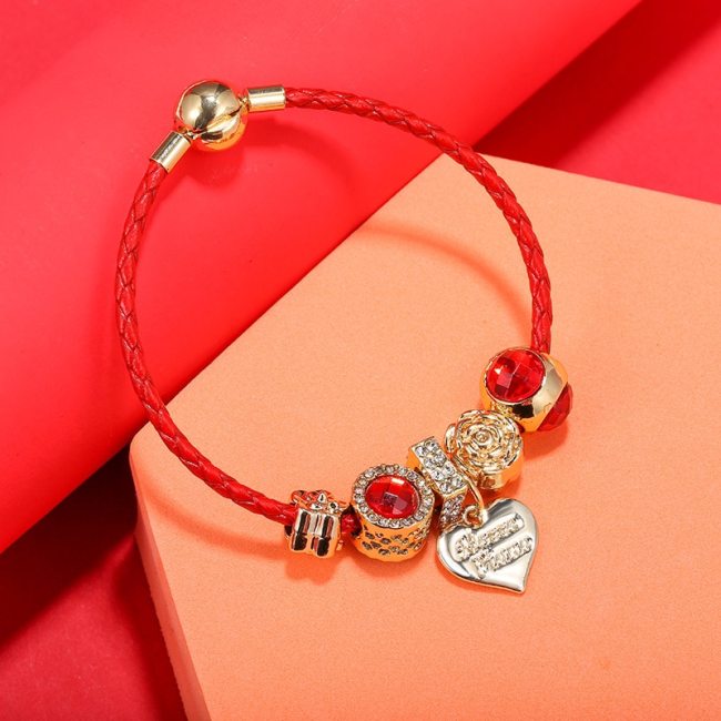 Women Red Festive Bracelet Bracelets S12839