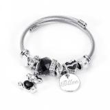 Romantic Bear Charm Bracelet Stainless Steel Bracelets GS8096107