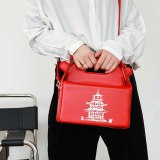 Fashion Crossbody Chinese Takeout Box Style Clutch Bags