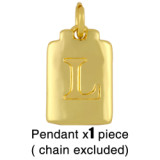 18K Gold Plated Personality Lucky Letter A-Z Pendant Necklaces nks3647