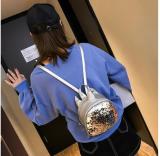 Gold Silver Sequins Unicorn Backpack Fashion Laser PU Leather Bags