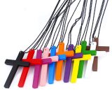 Fashion Women Simple Wild Cross Wooden Necklaces nkd4455
