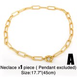 Fashion Rhinestone Letter Pendant Clavicle Chain For Women Lovers Necklace nkr79810