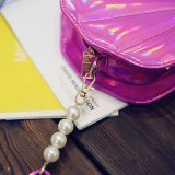 Fashion Laser Sweet Shell Chain Handbags 245534556