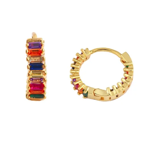 Colorful Rainbow Women Fashion Earrings ersq0516