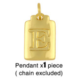 18K Gold Plated Personality Lucky Letter A-Z Pendant Necklaces nks3647