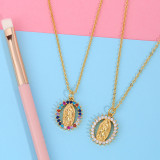 Virgin Mary Pendant Necklace for Women Jewelry nkq94105