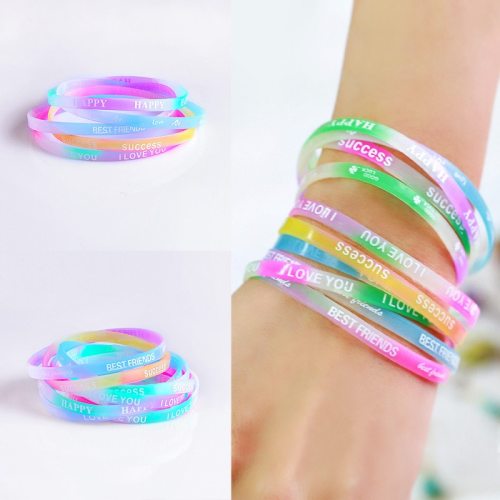 Candy-Colored Letters Movement Bracelet Bracelets brk3849