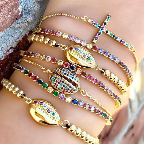Fashion Crystal Bangle Colorful Bracelet Bracelets brb59610