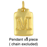 18K Gold Plated Personality Lucky Letter A-Z Pendant Necklaces nks3647