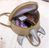 Gold Silver Sequins Unicorn Backpack Fashion Laser PU Leather Bags