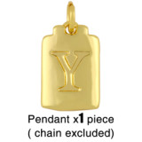 18K Gold Plated Personality Lucky Letter A-Z Pendant Necklaces nks3647