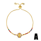 Fashion 18k Gold Plated Virgin Religious Bracelet Bracelets brc4455