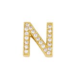Women Gold Color Zircon Pendant Couple Necklaces nkq0314
