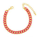 Fashion Hip Hop Gold Plated Cuban Chain Bracelet Bracelets brc6273