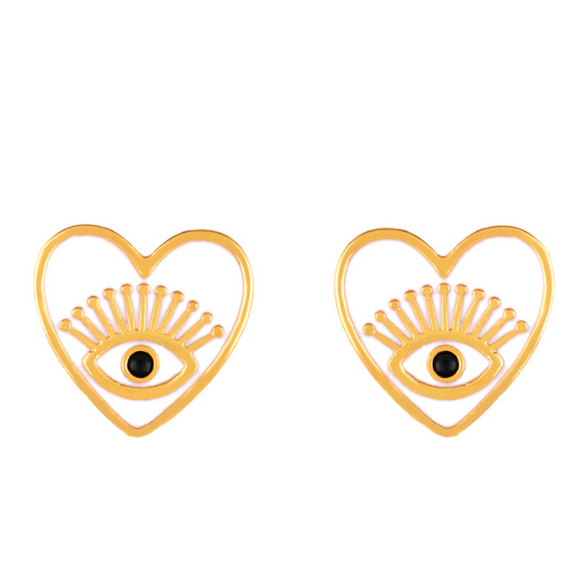 18k Gold Plated Vintage Angel Eyes Earrings err4455
